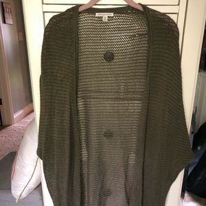 American Eagle Army Green Cardigan